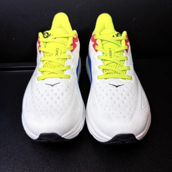 Hoka One One Clifton 9 Mens Size 7.5D White Running Shoes 1127895-BVR Athleisure - Picture 4 of 14